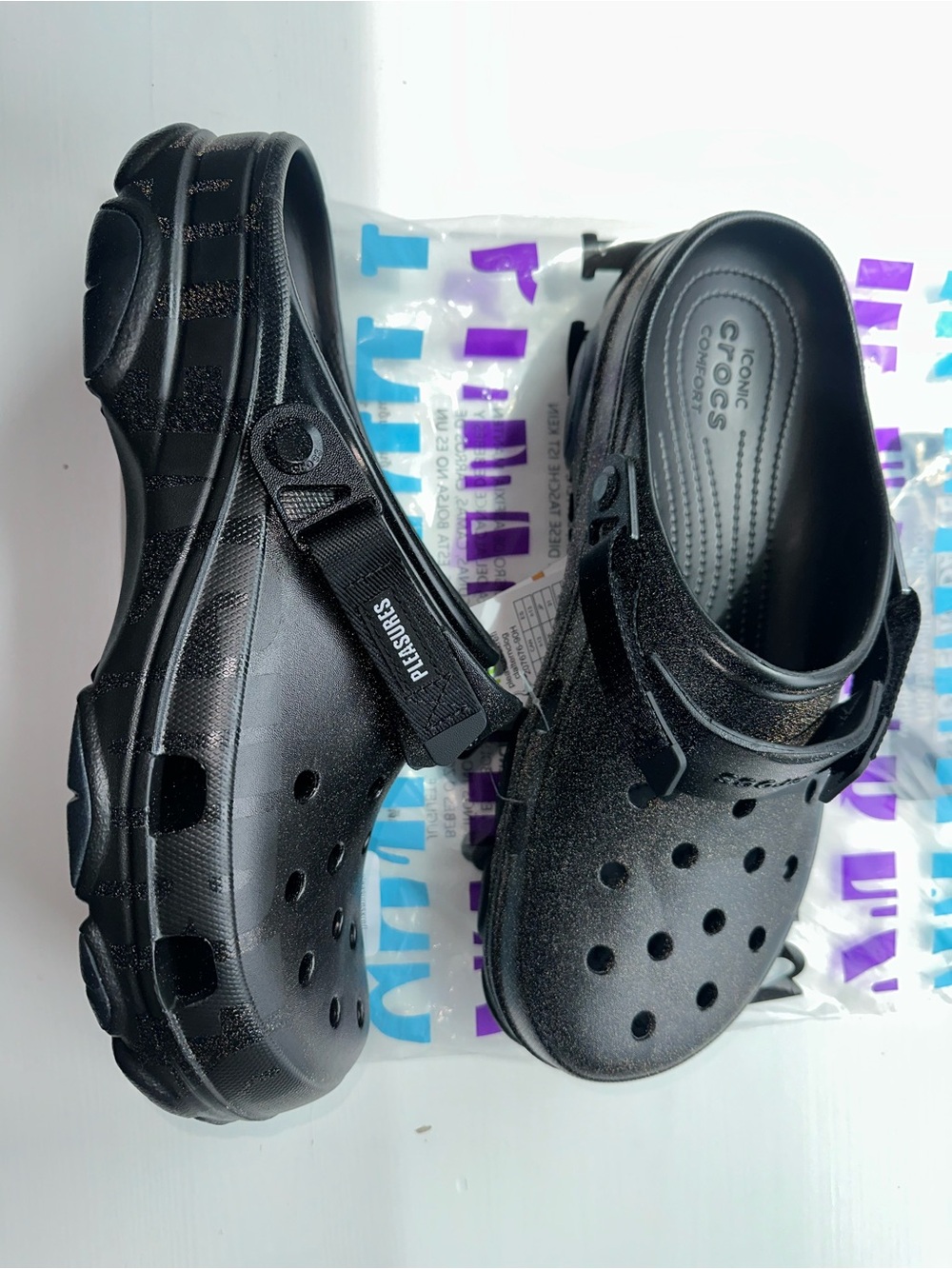 Pleasures x Crocs All-Terrain Clog Black 3m 2021 - Picture 8 of 9